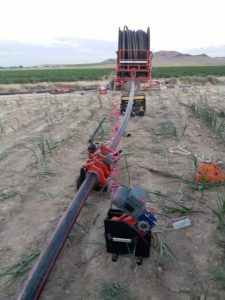 tamburlu sistem tarla sulama mdpe boru kaynak tamir