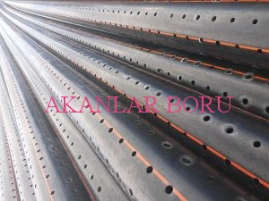 çöp sızıntı suyu toplama delikli borusu