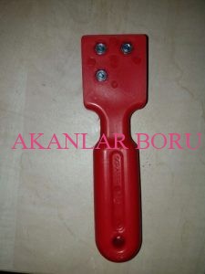 BORU KAZIMA EL RASPASI PE100 BORU SIYIRICI pipe scraper (4cm genişliğinde 4lü bıçak)